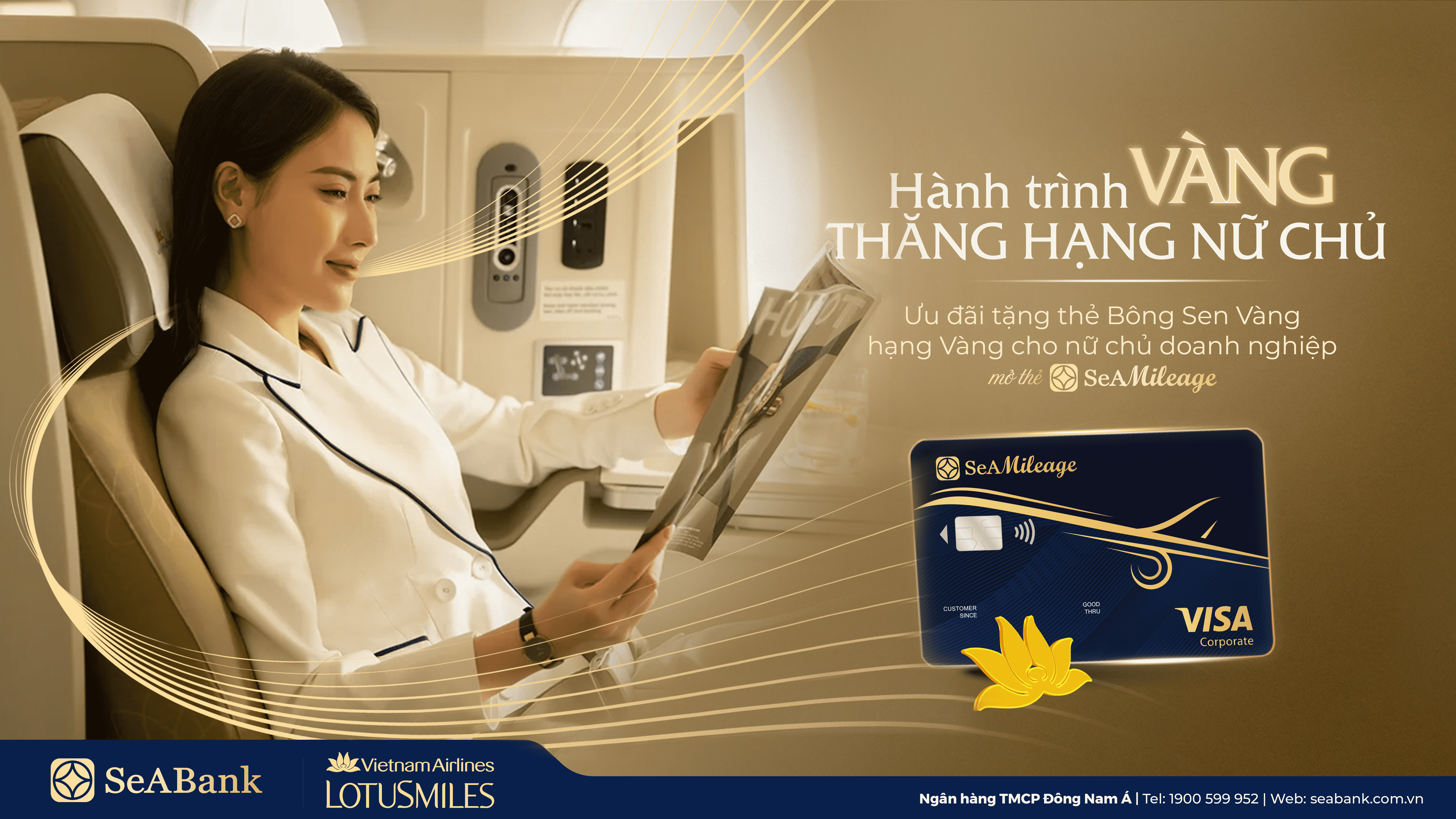 Chương trình ưu đãi đặc biệt dành cho Doanh nghiệp nữ chủ: Hành trình vàng – Thăng hạng nữ chủ